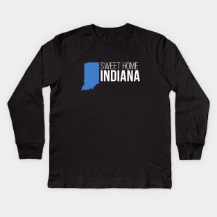 Indiana Sweet Home Kids Long Sleeve T-Shirt